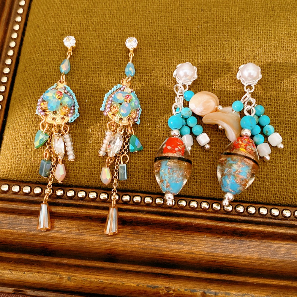 Boho Vintage Gold Tone Inlaid  - Women Fashion Photoshoot recension och pris