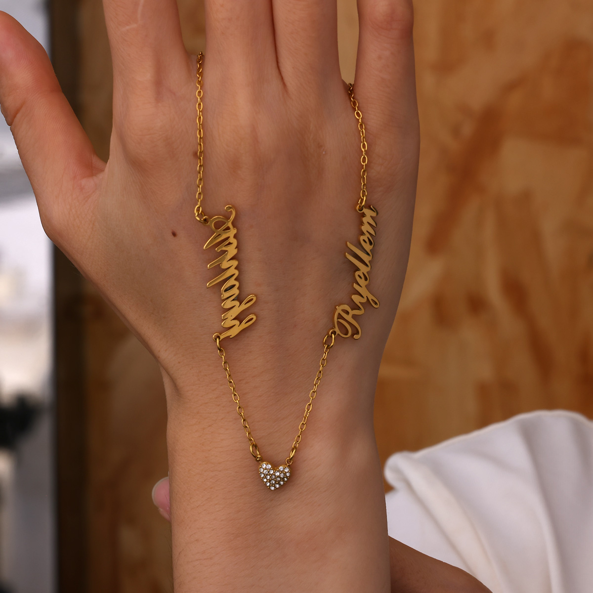 Custom Two Name Necklace For W - Women Fashion Names recension och pris