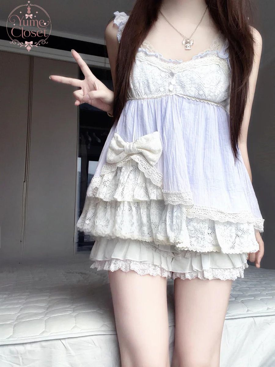 Coquette Ryousangata Dollcore  - Lace Trim Cami recension och pris