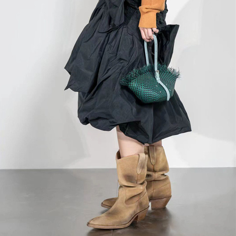 Fashion Vintage Boots Split To - Women'S Fashion Korea recension och pris