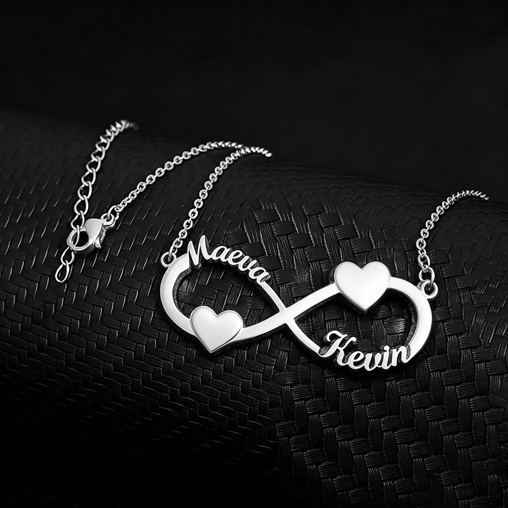 Custom Name Necklace Infinity  - Women Fashion Names recension och pris