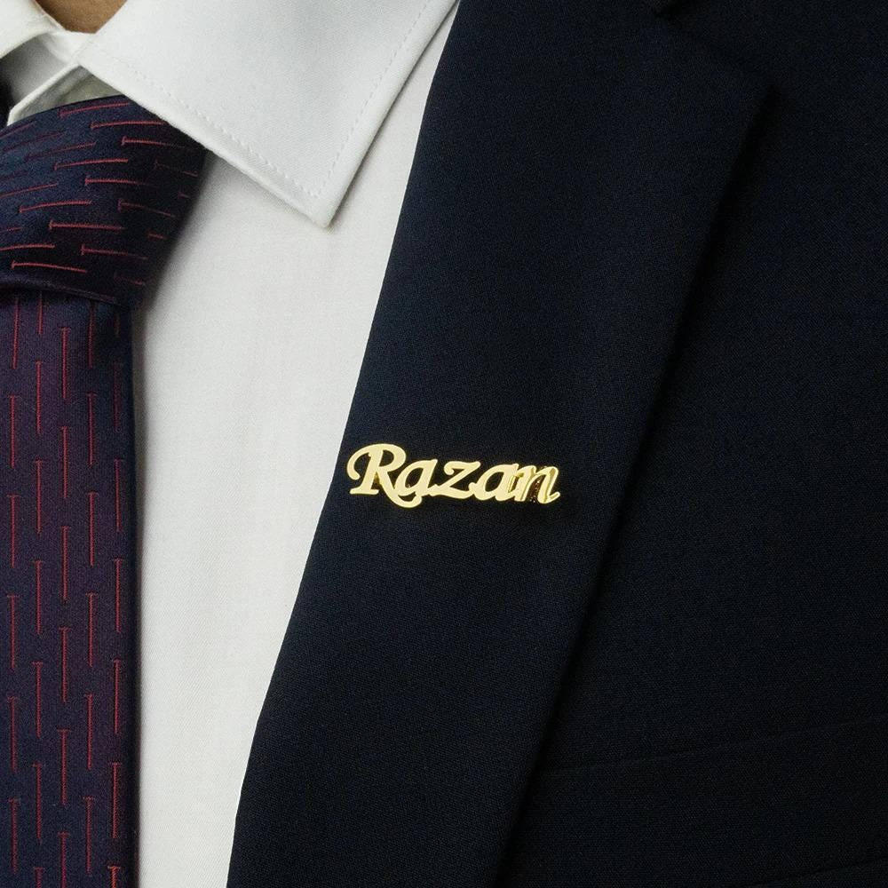 Personalized Name Brooch Monog - Women Fashion Dress Names recension och pris